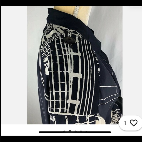 100% Silk Ellen Tracy Linda Allard Size Small Jacket Vintage - Picture 5 of 11